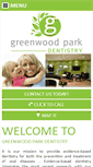 Mobile Screenshot of greenwoodparkdentistry.com